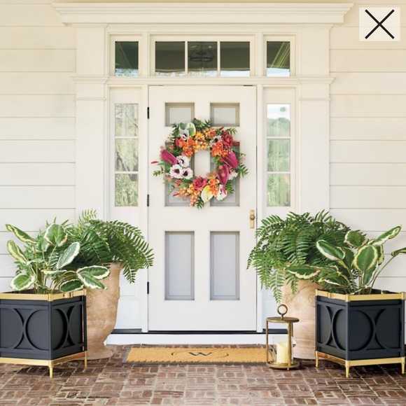 Frontgate Orchid Wreath - NWT - Picture 2 of 16